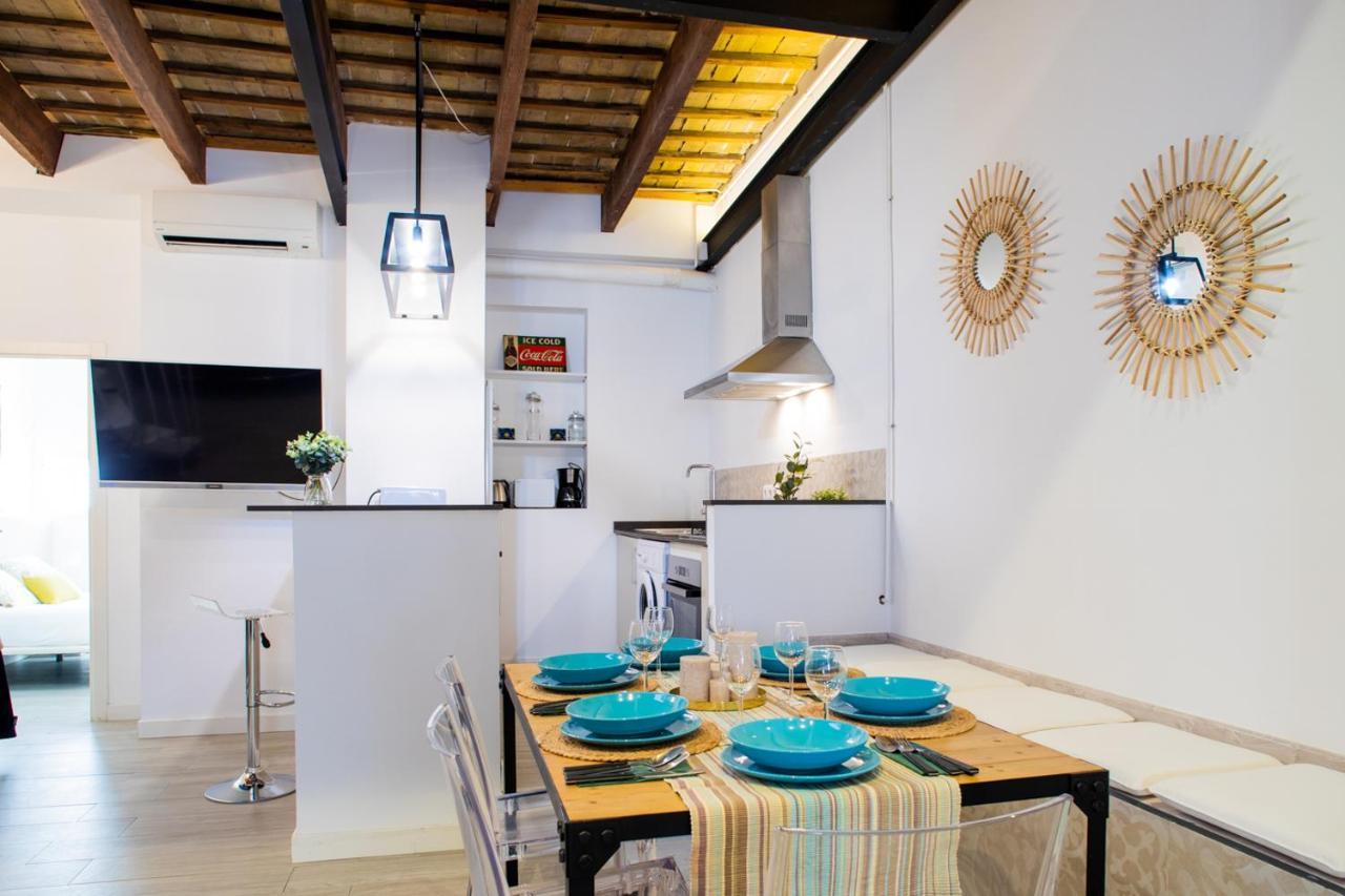 Florit Flats - Cabanyal 3 Bedroom Wifi Ac Terrace Beach Penthouse Valencia Buitenkant foto